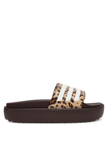 adidas Чехли adilette Platform Slides JR9234 Кафяв - Mera.bg