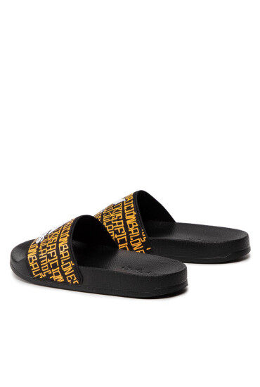 adidas Чехли Adilette Shower Messi K GW6136 Core Black/Cloud White/Semi Solar Gold - Mera.bg