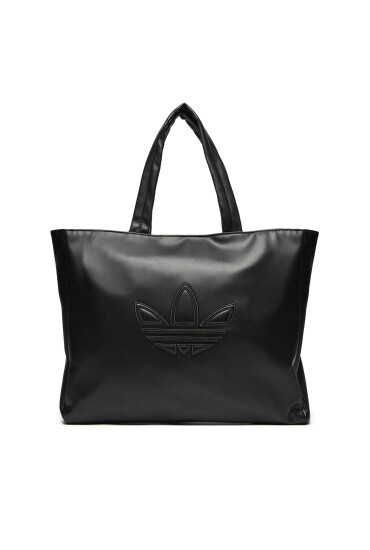 adidas Дамска чанта Polyurethane Outline Trefoil Shopper Bag IY4058 Черен - Mera.bg