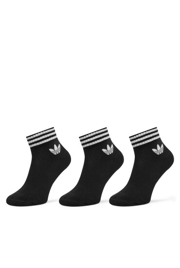 adidas Дълги чорапи 3-Stripes JV7436 Черен - Mera.bg