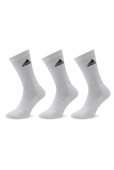 adidas Дълги чорапи Cushioned Crew Socks 3 Pairs HT3446 Бял - Mera.bg