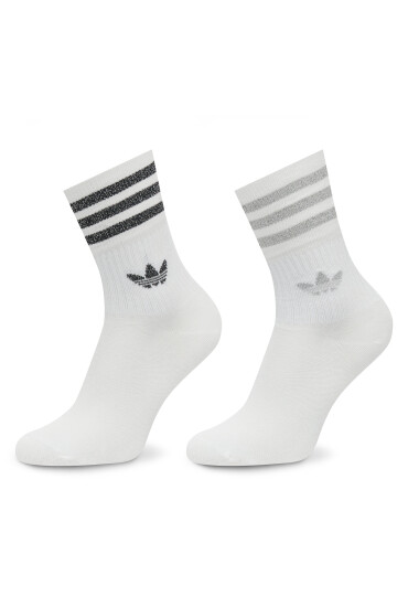 adidas Дълги чорапи Glt Crew HC9561 Бял - Mera.bg