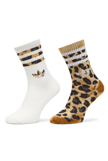 adidas Дълги чорапи Leopard JV7855 Кафяв - Mera.bg