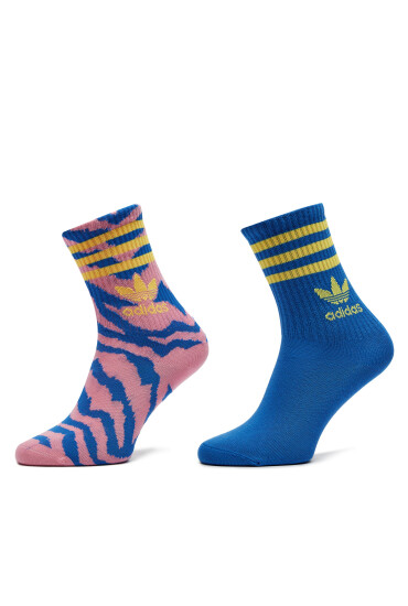 adidas Комплект 2 чифта дълги чорапи дамски FARM Rio IY0354 Цветен - Mera.bg