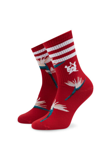 adidas Чорапи дълги дамски Thebe Magugu Crew Socks 2 Pairs HK0354 Бял - Mera.bg