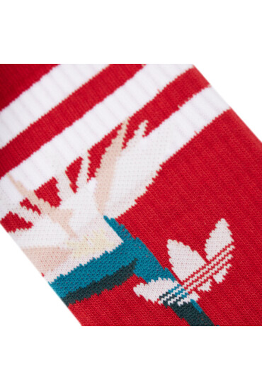 adidas Чорапи дълги дамски Thebe Magugu Crew Socks 2 Pairs HK0354 Бял - Mera.bg