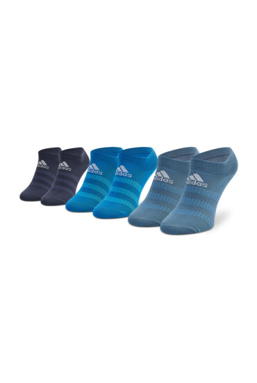 adidas Комплект 3 чифта къси чорапи унисекс Light HE4996 Blue/Navy - Mera.bg