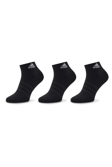 adidas Къси чорапи Thin and Light Ankle Socks 3 Pairs IC1282 Черен - Mera.bg