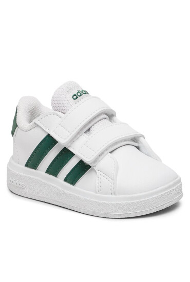 adidas Обувки Grand Court Lifestyle Hook and Loop Shoes IG2560 Ftwwht/Cgreen/Ftwwht - Mera.bg