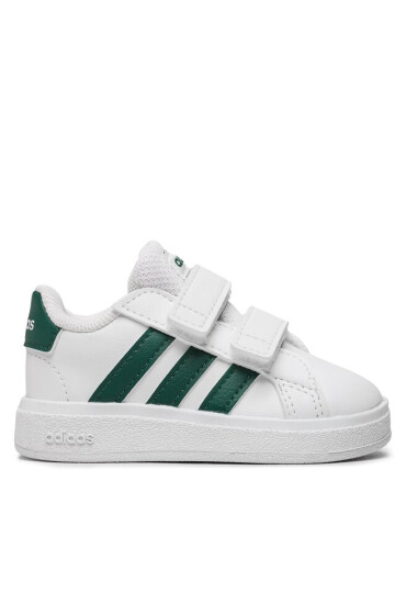 adidas Обувки Grand Court Lifestyle Hook and Loop Shoes IG2560 Ftwwht/Cgreen/Ftwwht - Mera.bg