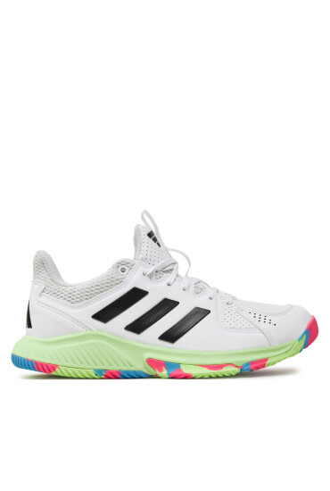 adidas Обувки за зала Court Flight IE0840 Бял - Mera.bg