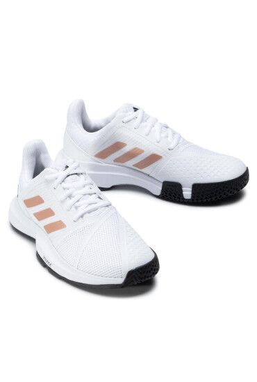 adidas Обувки CourtJam Bounce W FU8147 Ftwwht/Coppmt/Cblack - Mera.bg