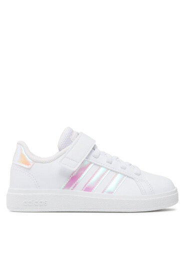 adidas Сникърси Grand Court Lifestyle Court Elastic Lace and Top Strap Shoes GY2327 Бял - Mera.bg