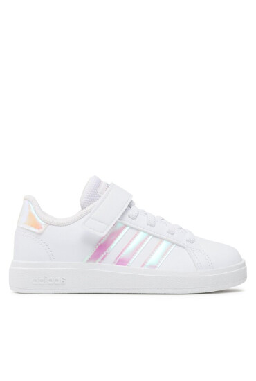 adidas Сникърси Grand Court Lifestyle Court Elastic Lace and Top Strap Shoes GY2327 Бял - Mera.bg