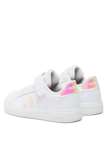 adidas Сникърси Grand Court Lifestyle Court Elastic Lace and Top Strap Shoes GY2327 Бял - Mera.bg