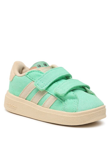 adidas Сникърси Grand Court x Disney Grogu Shoes Kids IG0450 Зелен - Mera.bg