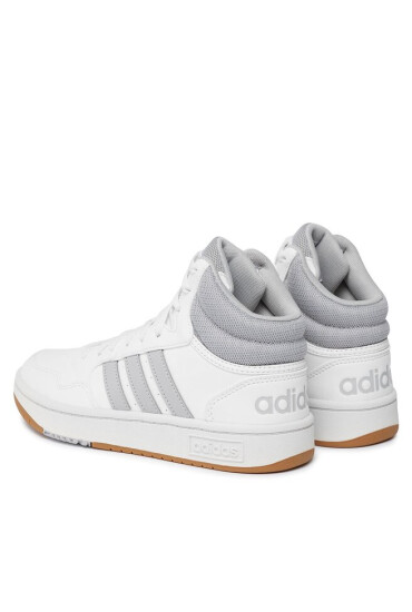 adidas Сникърси Hoops 3.0 Mid Lifestyle Basketball Classic Vintage Shoes IG5568 Бял - Mera.bg