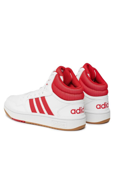 adidas Сникърси Hoops 3.0 Mid Lifestyle Basketball Classic Vintage Shoes IG5569 Бял - Mera.bg