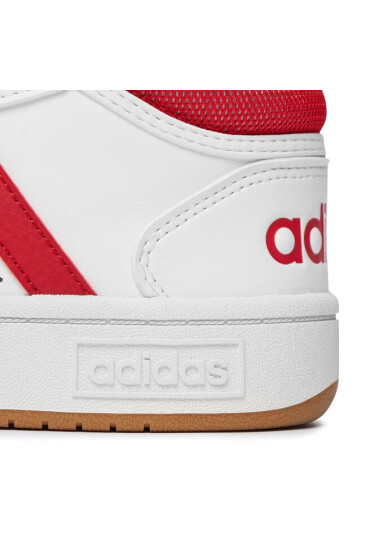 adidas Сникърси Hoops 3.0 Mid Lifestyle Basketball Classic Vintage Shoes IG5569 Бял - Mera.bg