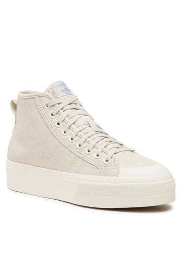 adidas Сникърси Nizza Platform Mid Shoes HQ1986 Бежов - Mera.bg