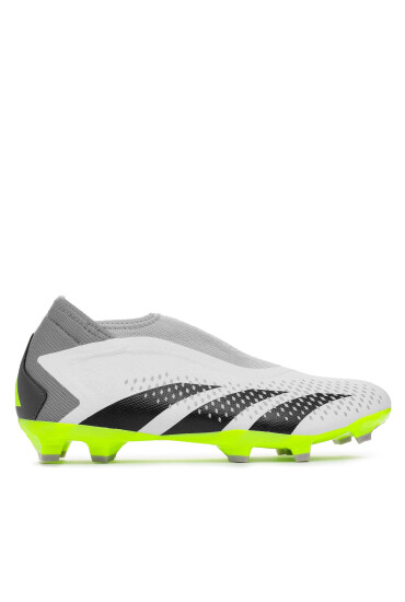 adidas Обувки за футбол Predator Accuracy.3 Laceless Firm Ground Boots GZ0021 Бял - Mera.bg