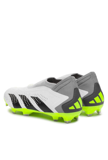 adidas Обувки за футбол Predator Accuracy.3 Laceless Firm Ground Boots GZ0021 Бял - Mera.bg