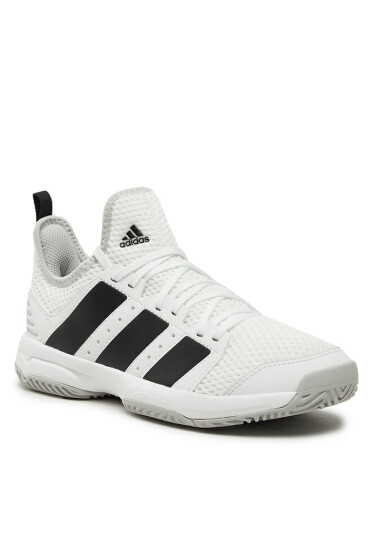 adidas Обувки за зала Stabil Indoor HR0247 Бял - Mera.bg