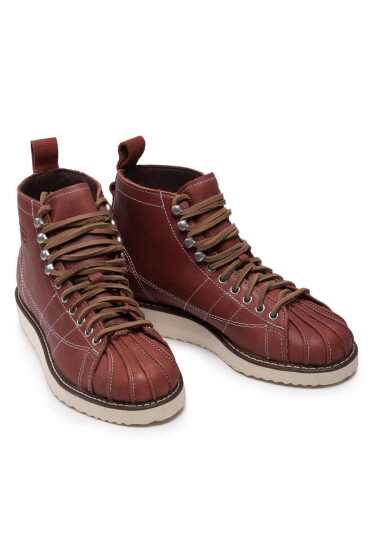 adidas Обувки Superstar Boot FZ2642 Wilsep/Owhite/Brown - Mera.bg