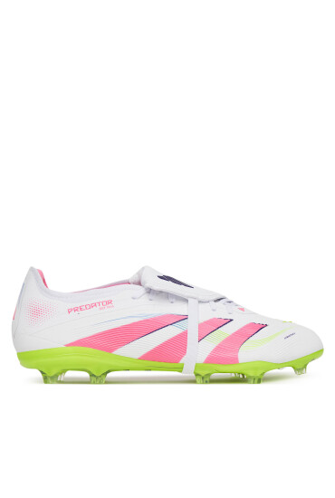 adidas Обувки за футбол Predator Pro Fold-Over Tongue Firm Ground JR0440 Бял - Mera.bg