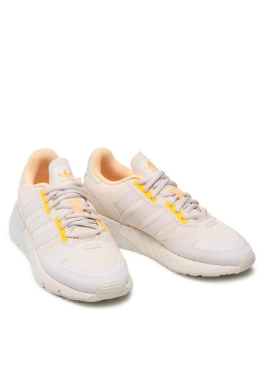 adidas Обувки Zx 1K Boost W GZ9173 Wonder White/Wonder White/Acid Orange - Mera.bg