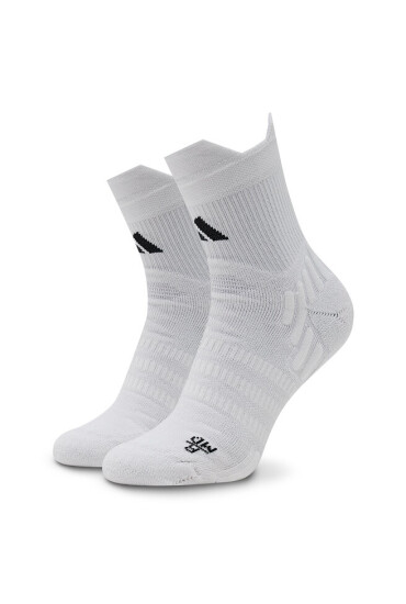 adidas Дълги чорапи unisex Cushioned Quarter HT1642 White/Black - Mera.bg