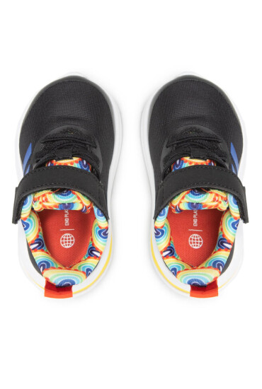 adidas Обувки FortaRun El I HR1452 Core Black/Royal Blue/Impact Yellow - Mera.bg