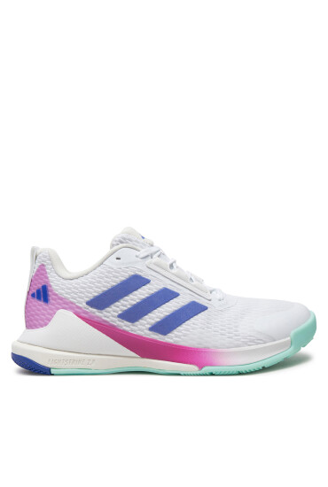 adidas Обувки за зала Novaflight 2 ID8554 Бял - Mera.bg