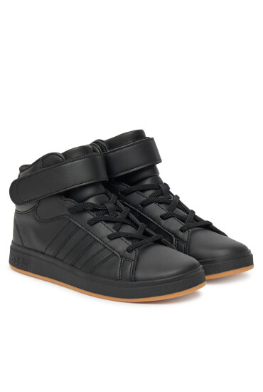 adidas Сникърси Grand Court Mid K JR0804 Черен - Mera.bg