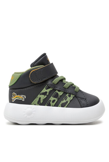 adidas Сникърси Grand Court Mid Lionking I IF4096 Черен - Mera.bg