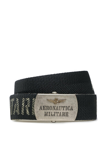 Aeronautica Militare Мъжки колан 231CI292CT3108 Черен - Mera.bg