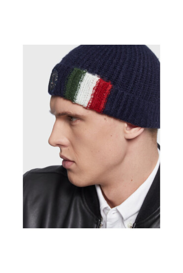Aeronautica Militare Шапка Cuffia 222CU049L451 Blu Navy 08184 - Mera.bg
