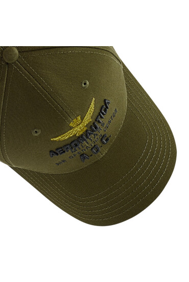 Aeronautica Militare Шапка с козирка 221HA1106CT2261 Verde Militare 07237 - Mera.bg