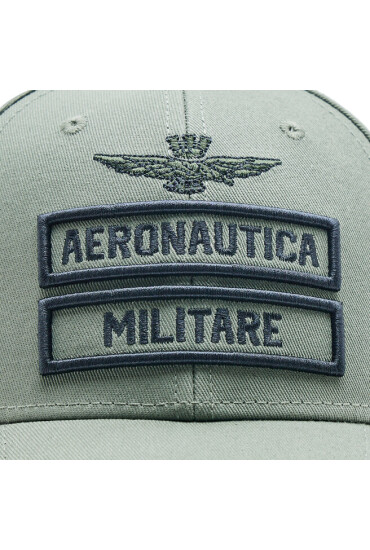 Aeronautica Militare Шапка с козирка 231HA1126CT2261 Verde Militare 39282 - Mera.bg