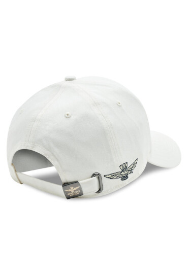 Aeronautica Militare Шапка с козирка 231HA1128CT2261 Bianco Panna 73082 - Mera.bg