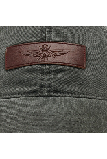 Aeronautica Militare Шапка с козирка 231HA1133CT2476 Jet Black 34300 - Mera.bg