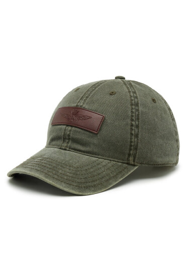 Aeronautica Militare Шапка с козирка 231HA1133CT2476 Verde Militare 07237 - Mera.bg