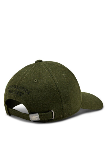 Aeronautica Militare Шапка с козирка 232HA1085CT2333 Verde Militare 07237 - Mera.bg