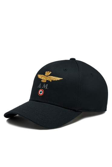 Aeronautica Militare Шапка с козирка 232HA1100CT2848 Jet Black 34300 - Mera.bg