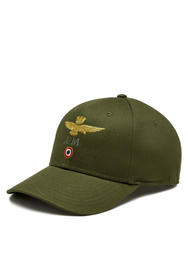 Aeronautica Militare Шапка с козирка 232HA1100CT2848 Verde Militare 07237 - Mera.bg
