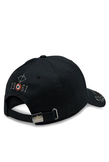 Aeronautica Militare Шапка с козирка 232HA1104CT2261 Jet Black 34300 - Mera.bg