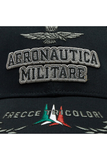 Aeronautica Militare Шапка с козирка 232HA1104CT2261 Jet Black 34300 - Mera.bg