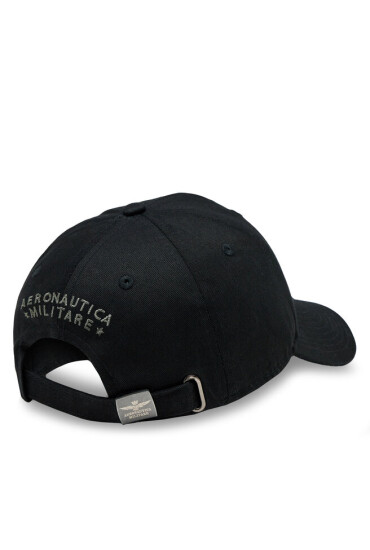 Aeronautica Militare Шапка с козирка 232HA1122CT2848 Jet Black 34300 - Mera.bg