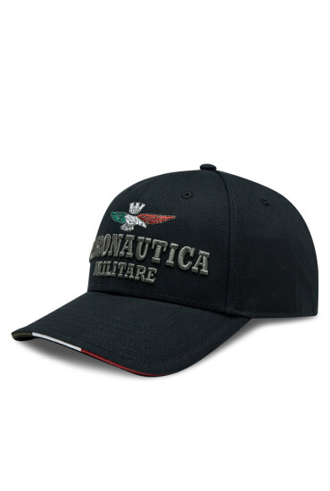Aeronautica Militare Шапка с козирка 232HA1136CT2261 Jet Black 34300 - Mera.bg