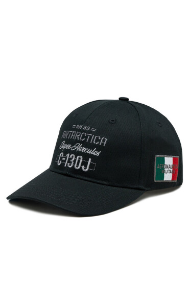 Aeronautica Militare Шапка с козирка 232HA1151CT2859 Jet Black 34300 - Mera.bg